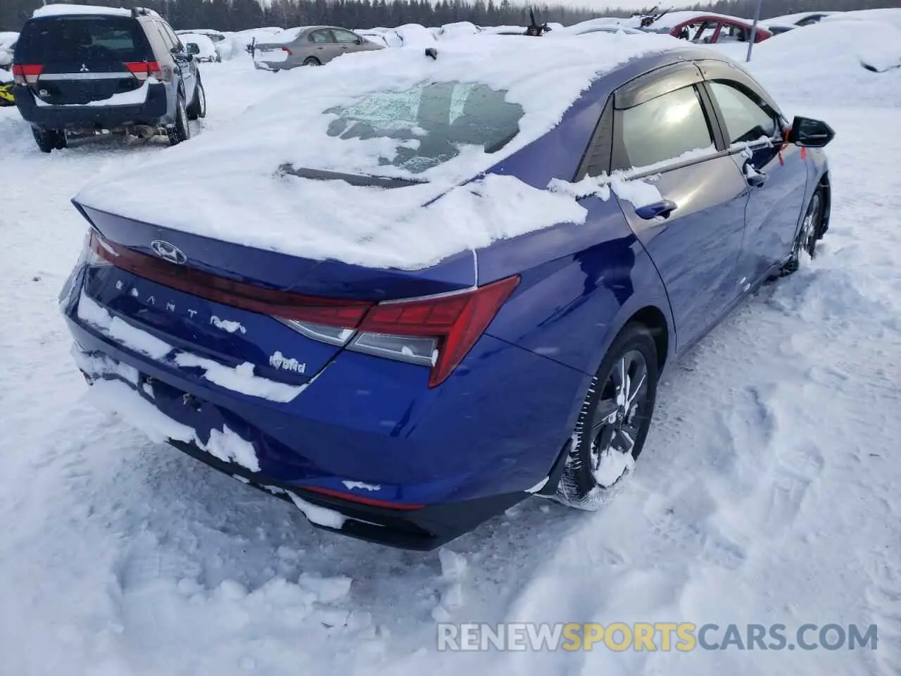 3 Фотография поврежденного автомобиля KMHLM4AJ3MU005316 HYUNDAI ELANTRA 2021
