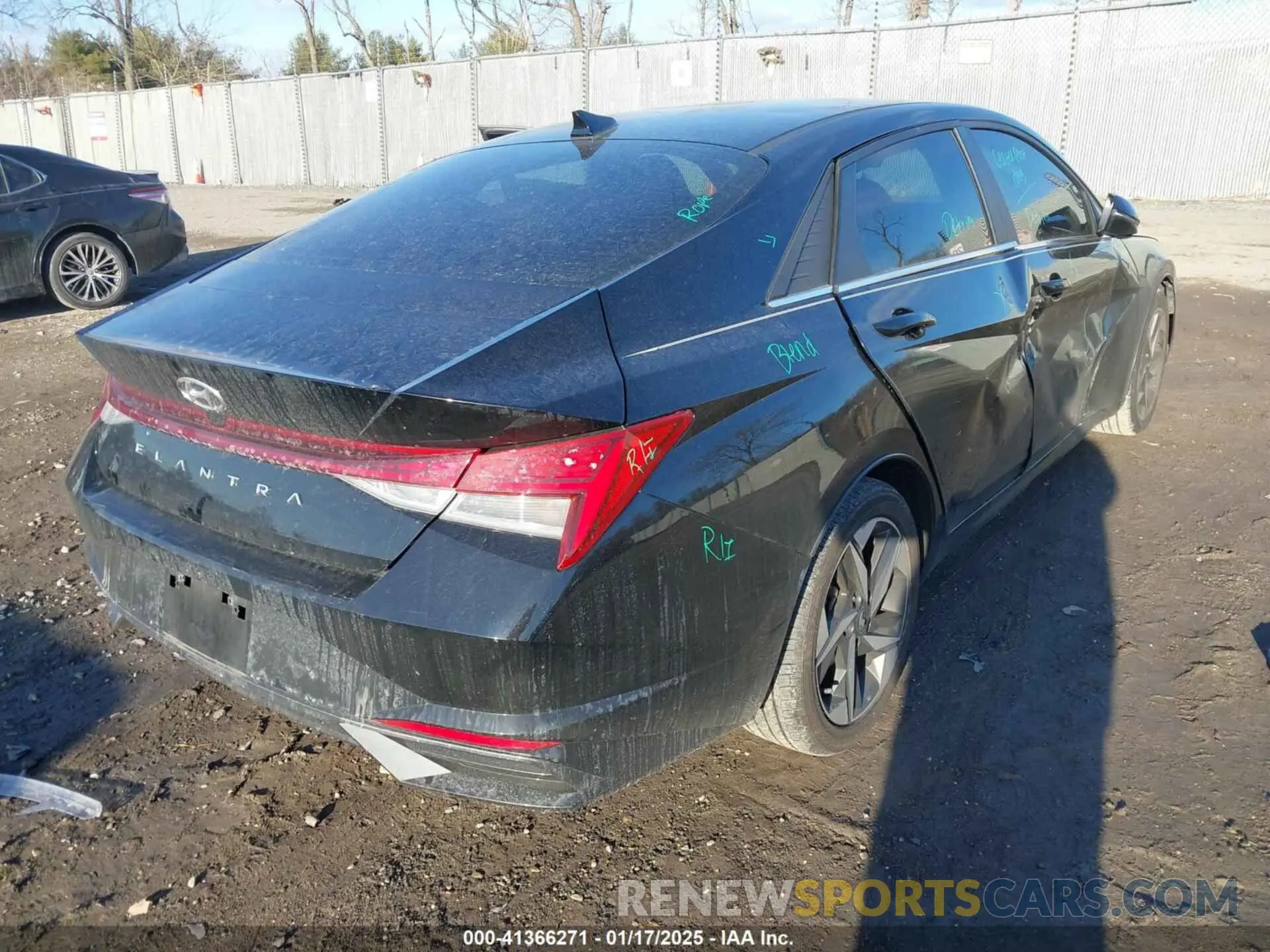 4 Фотография поврежденного автомобиля KMHLN4AG1MU099973 HYUNDAI ELANTRA 2021