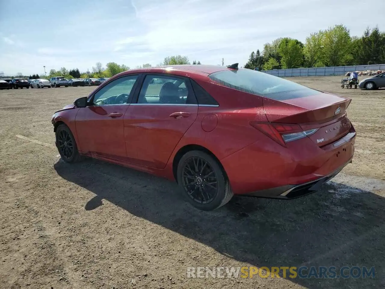 2 Photograph of a damaged car KMHLN4AG2MU168556 HYUNDAI ELANTRA 2021