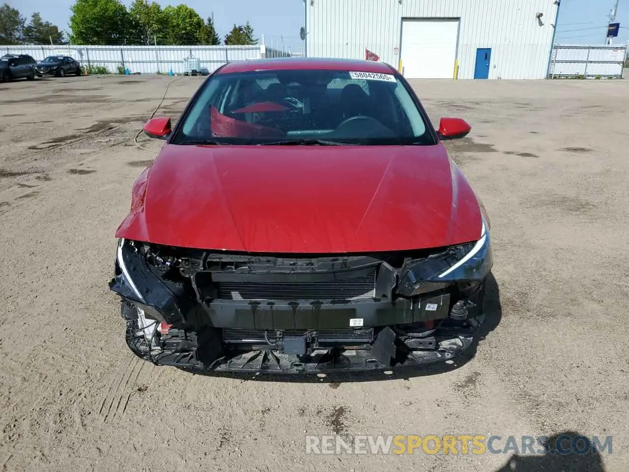 5 Photograph of a damaged car KMHLN4AG2MU168556 HYUNDAI ELANTRA 2021