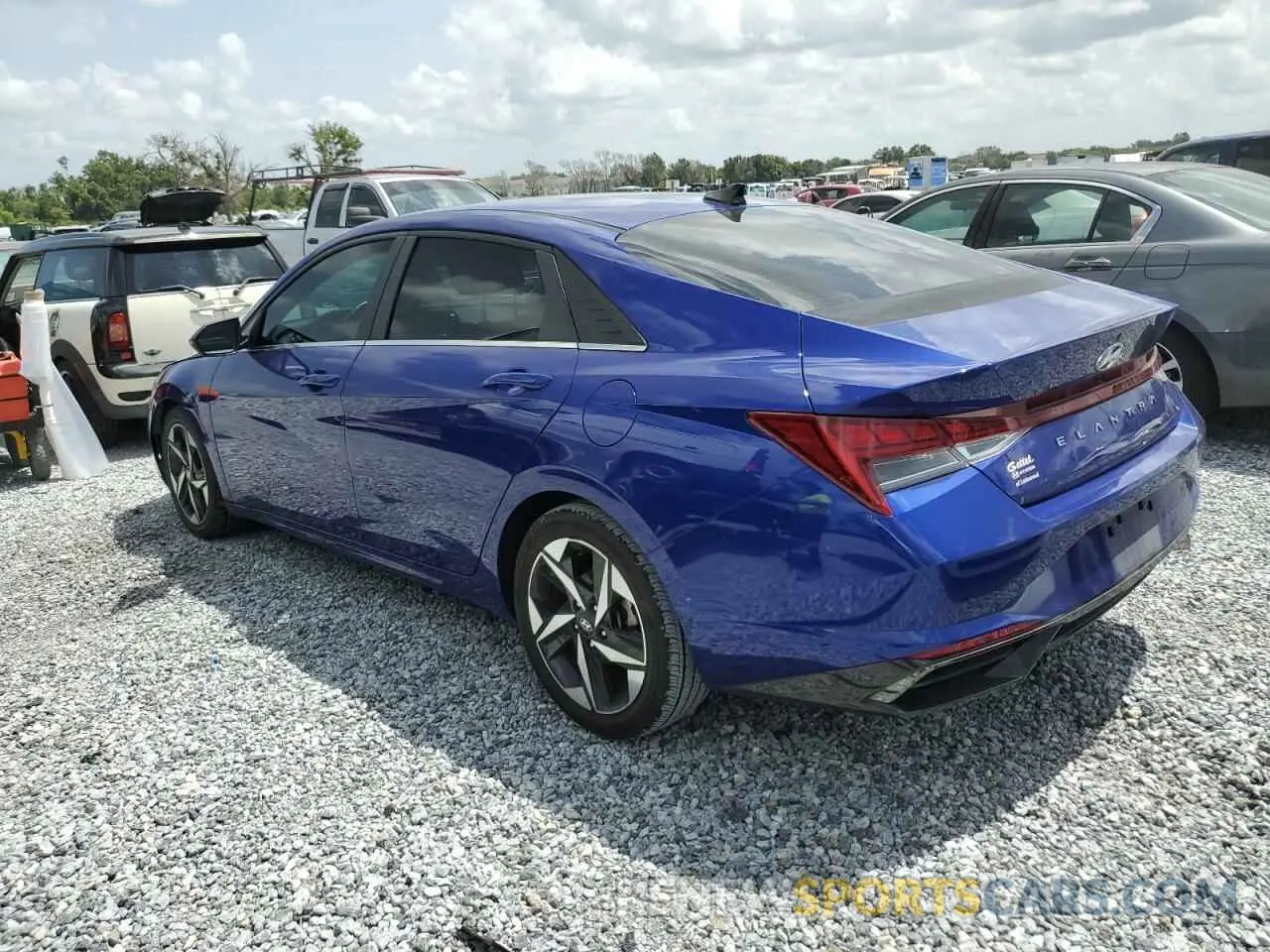 2 Photograph of a damaged car KMHLN4AG4MU198156 HYUNDAI ELANTRA 2021