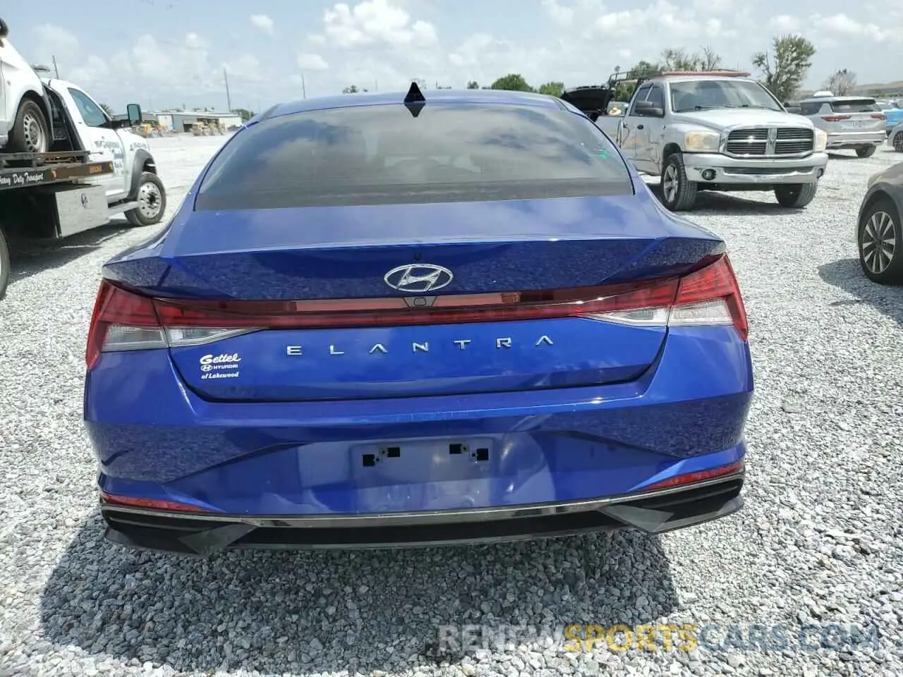 6 Photograph of a damaged car KMHLN4AG4MU198156 HYUNDAI ELANTRA 2021