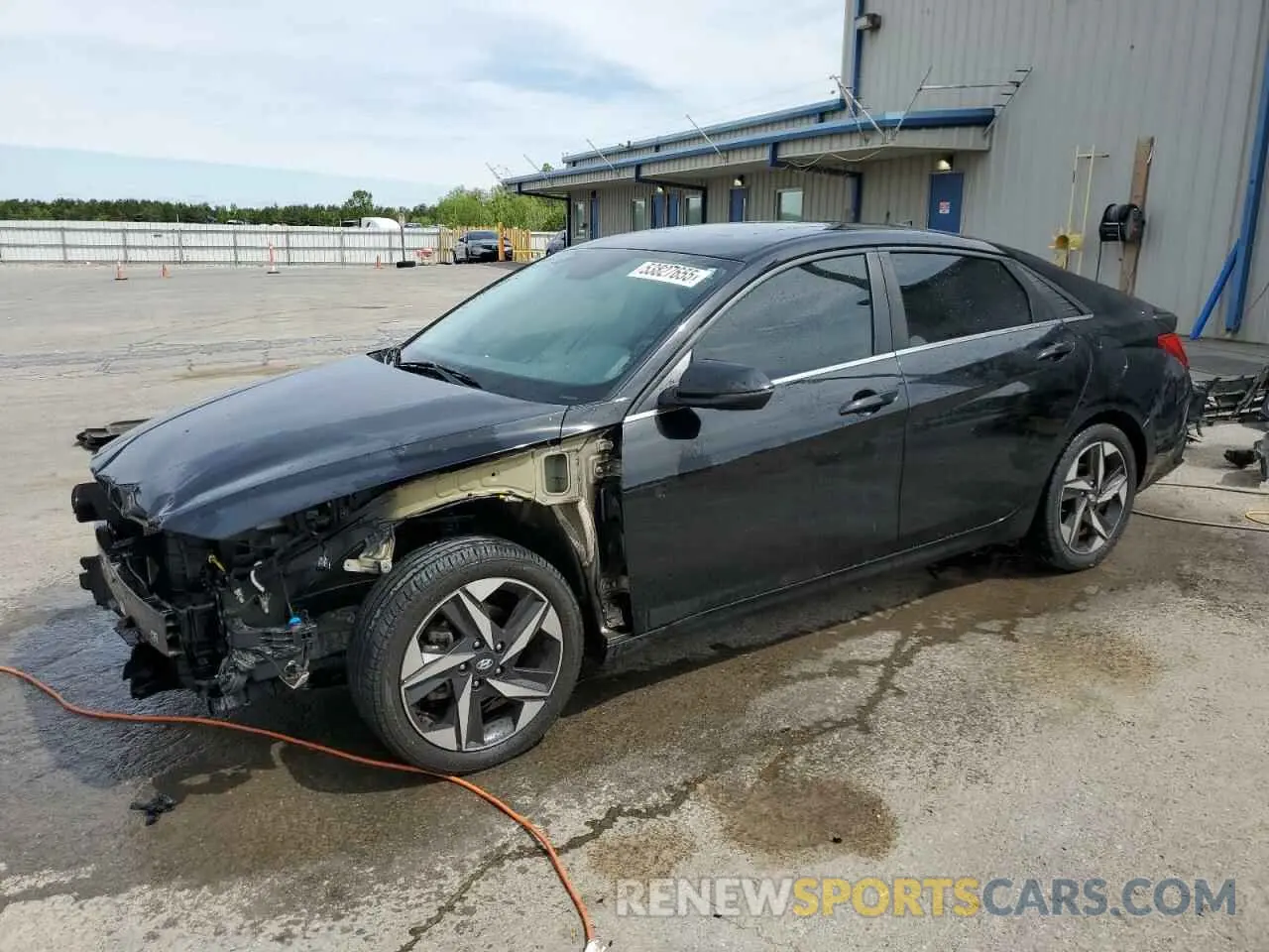 1 Photograph of a damaged car KMHLN4AG5MU118993 HYUNDAI ELANTRA 2021