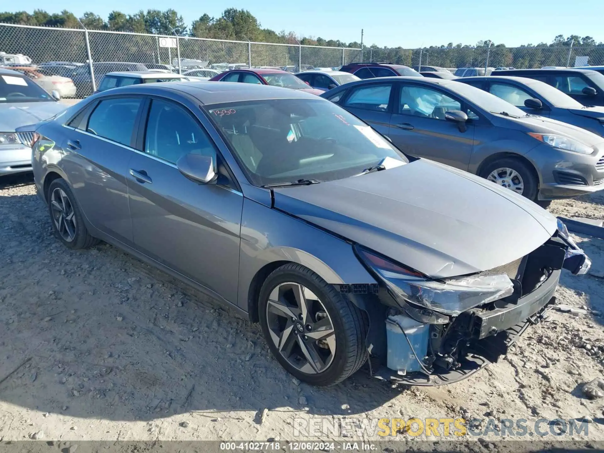 13 Фотография поврежденного автомобиля KMHLN4AG5MU143506 HYUNDAI ELANTRA 2021