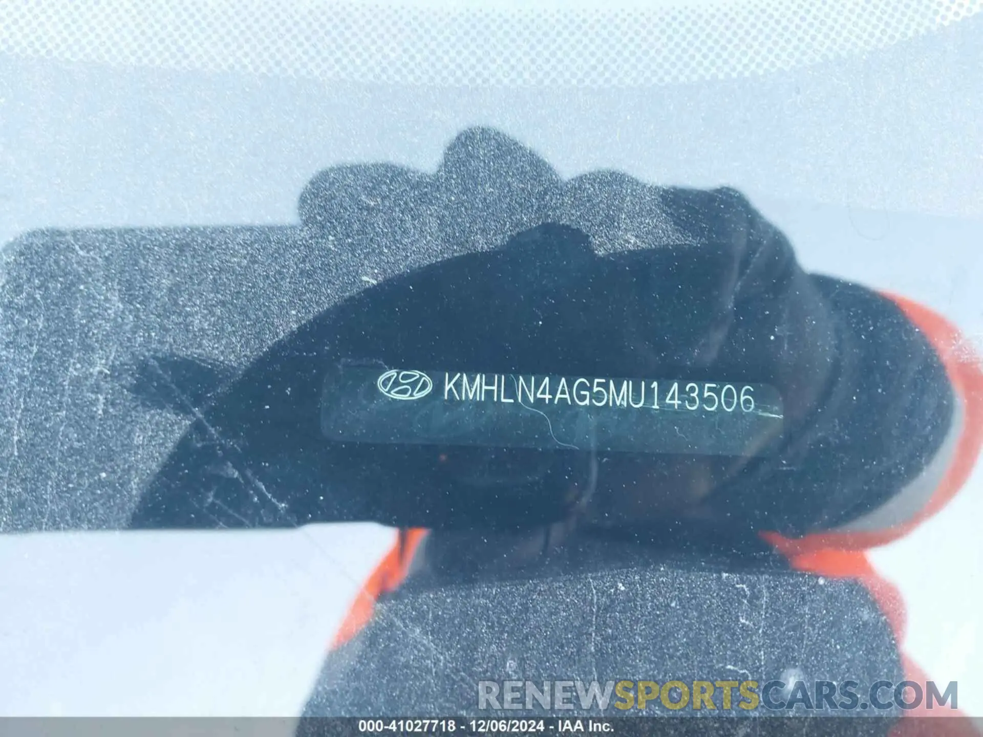 9 Фотография поврежденного автомобиля KMHLN4AG5MU143506 HYUNDAI ELANTRA 2021