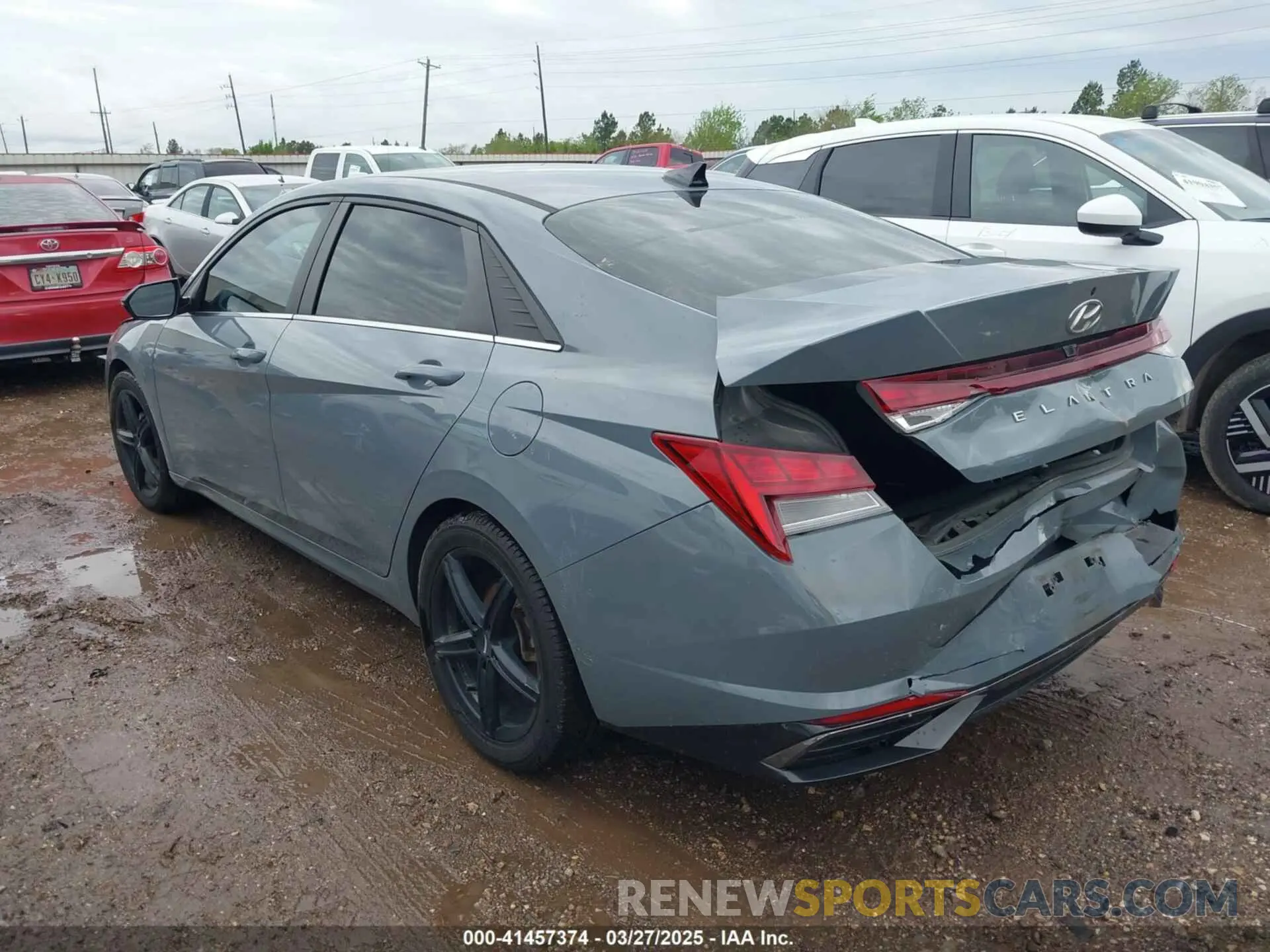 3 Фотография поврежденного автомобиля KMHLN4AG6MU090007 HYUNDAI ELANTRA 2021