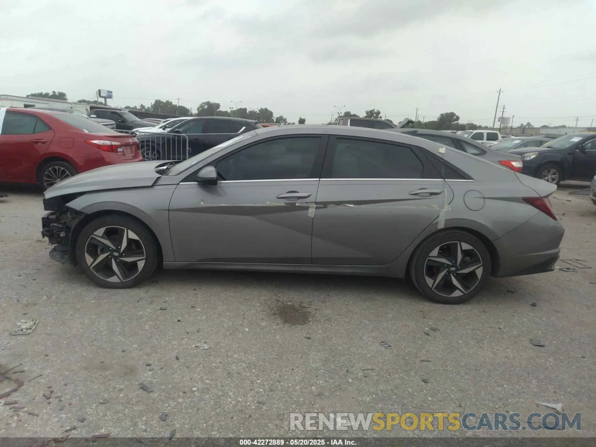 15 Photograph of a damaged car KMHLN4AG6MU091397 HYUNDAI ELANTRA 2021