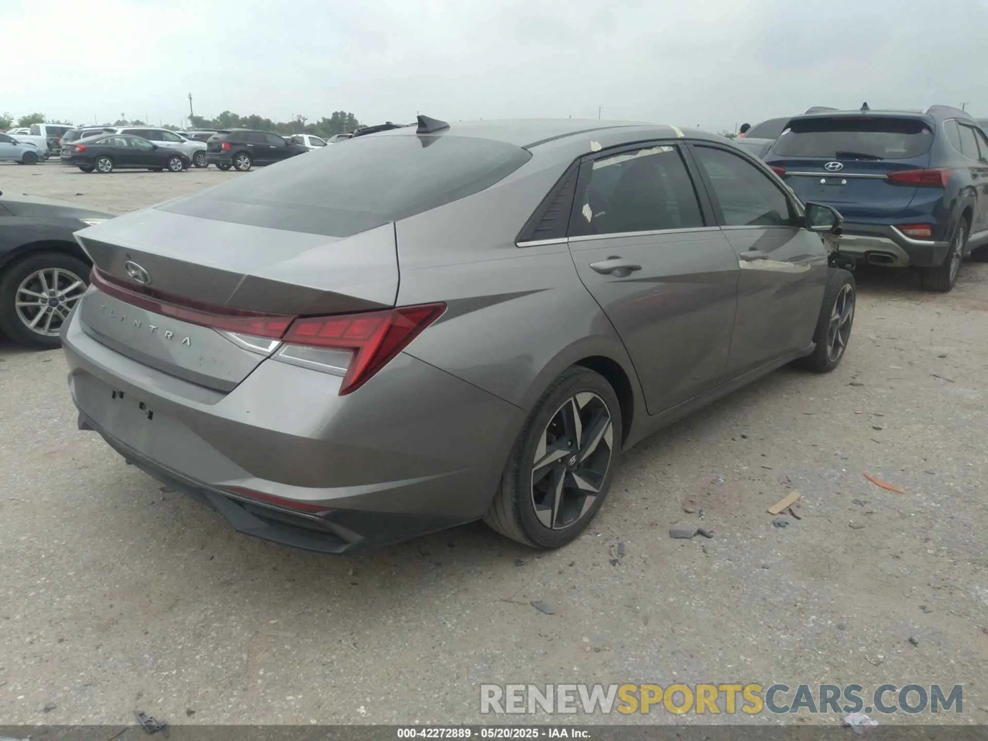 4 Photograph of a damaged car KMHLN4AG6MU091397 HYUNDAI ELANTRA 2021