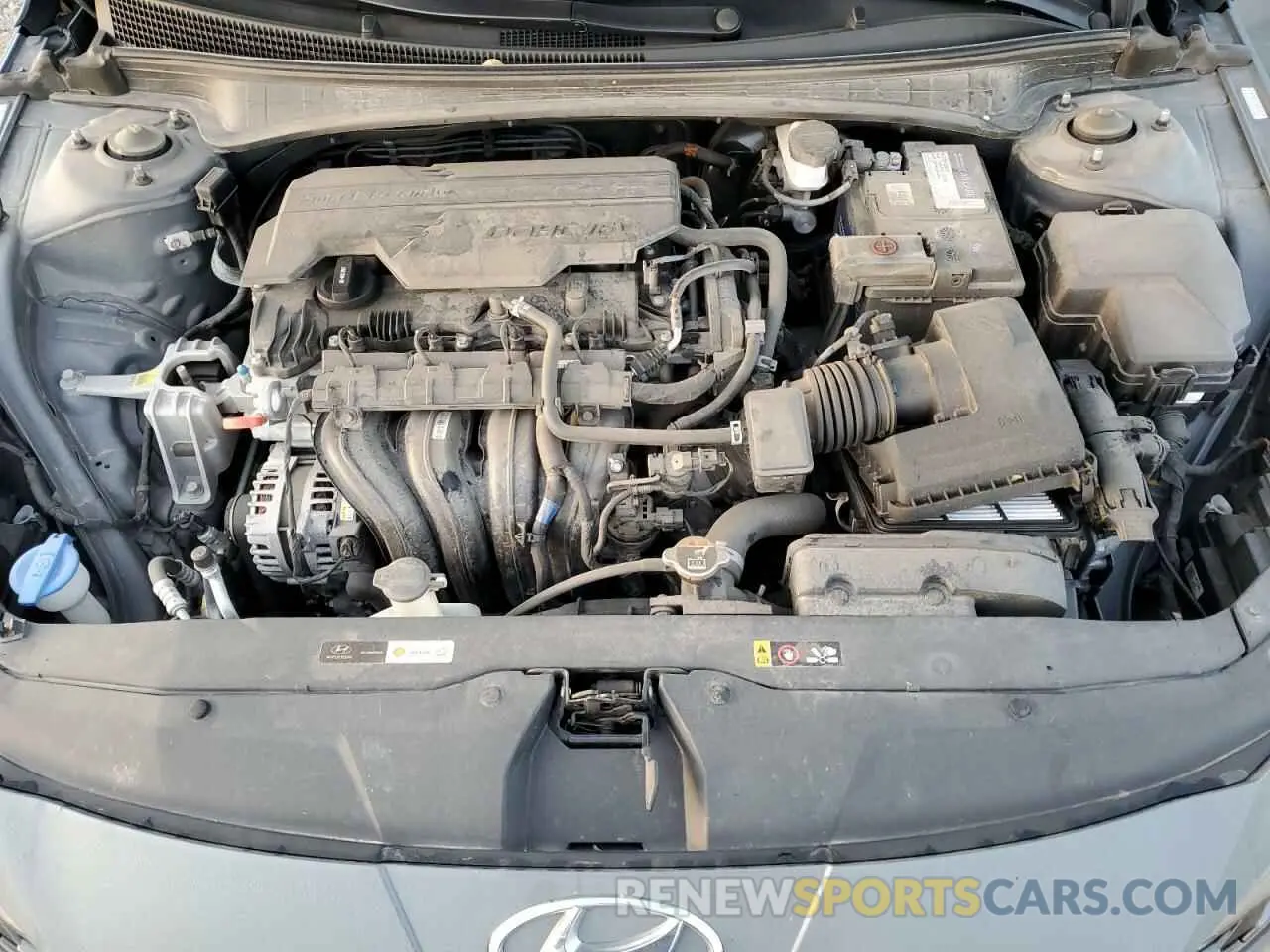 11 Фотография поврежденного автомобиля KMHLN4AG7MU091327 HYUNDAI ELANTRA 2021