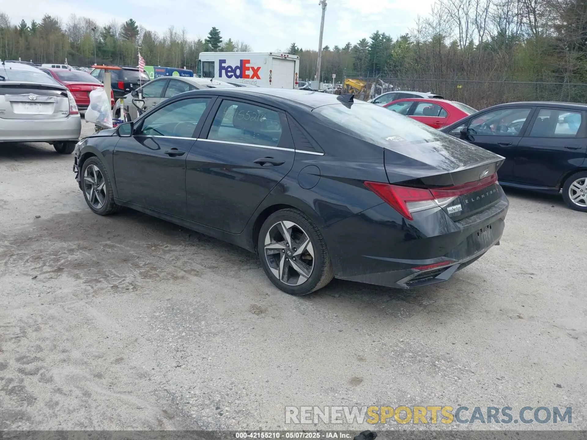 3 Фотография поврежденного автомобиля KMHLN4AG7MU101399 HYUNDAI ELANTRA 2021