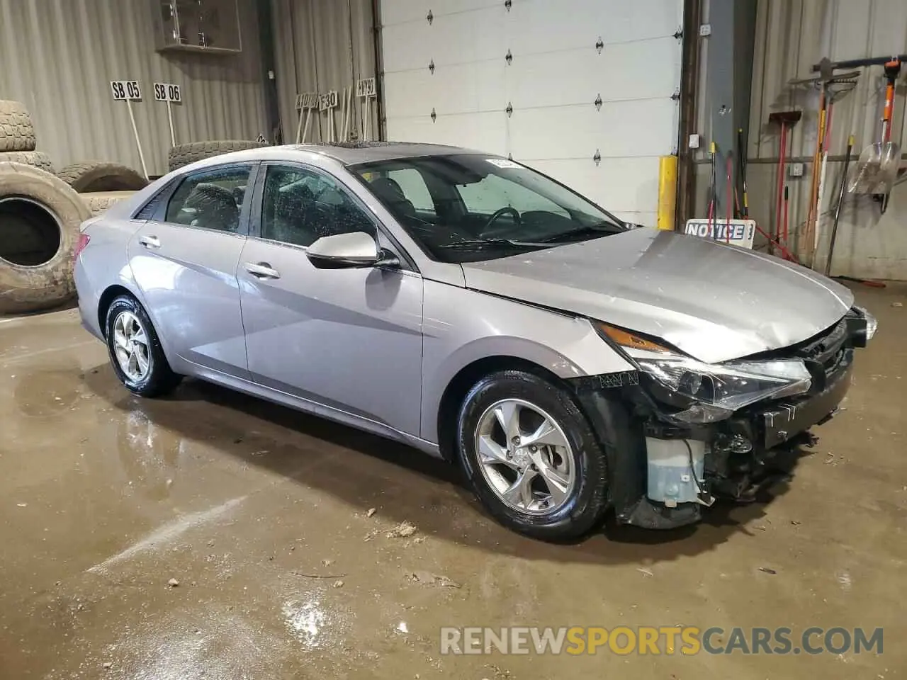 4 Photograph of a damaged car KMHLN4AG9MU075002 HYUNDAI ELANTRA 2021