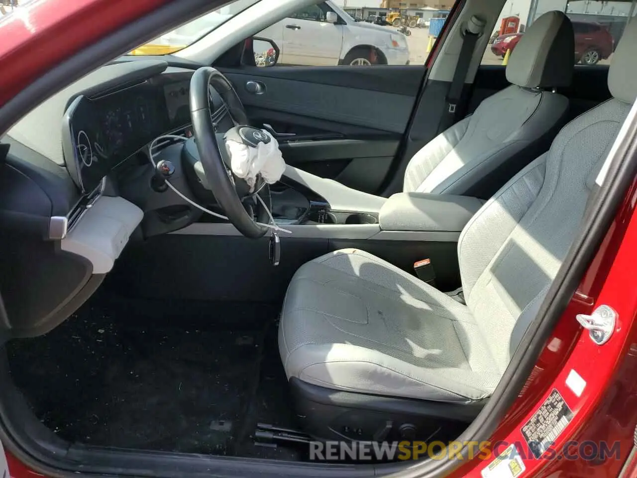 7 Photograph of a damaged car KMHLP4AG0MU163642 HYUNDAI ELANTRA 2021