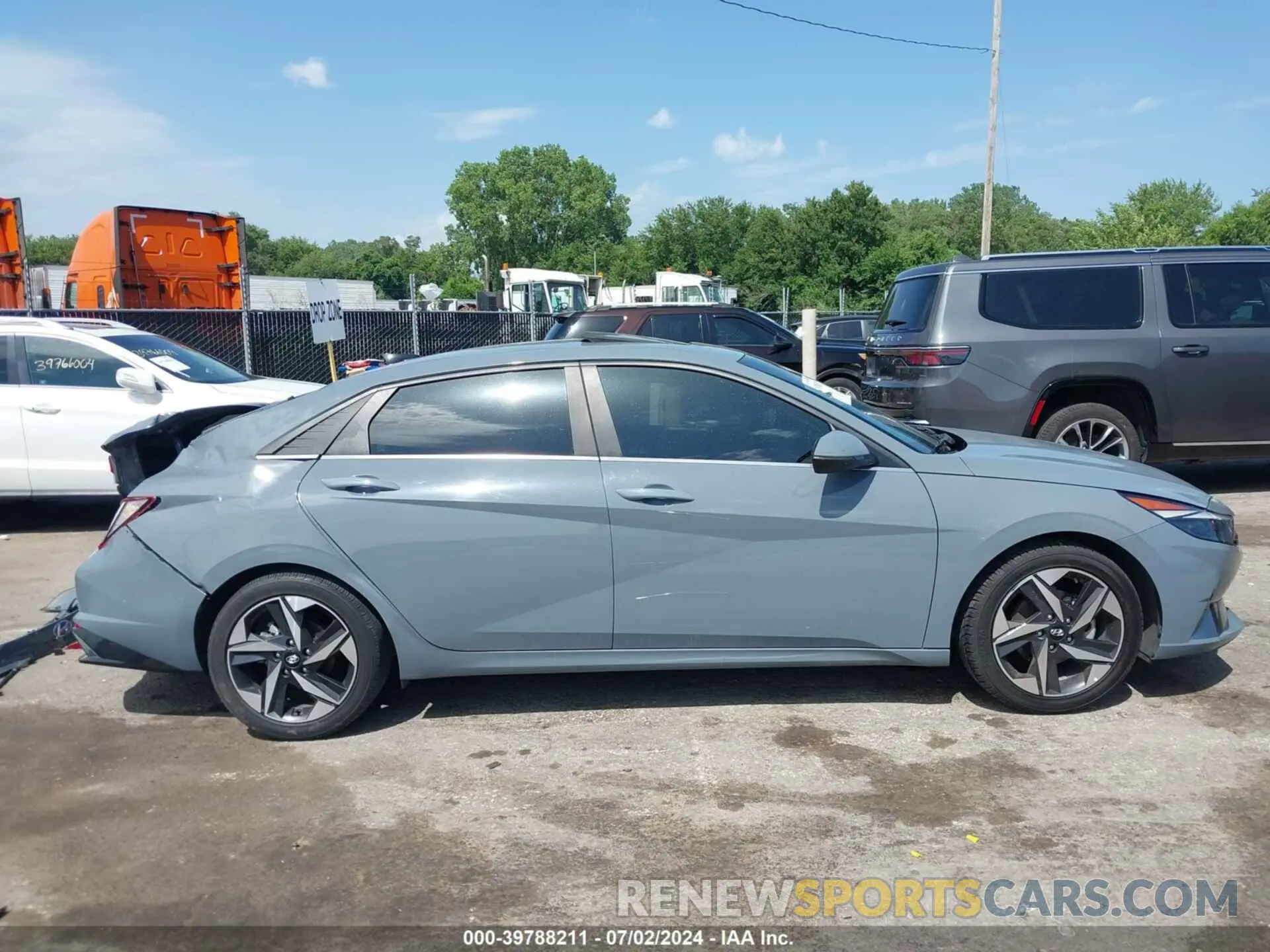 14 Photograph of a damaged car KMHLP4AG0MU171580 HYUNDAI ELANTRA 2021