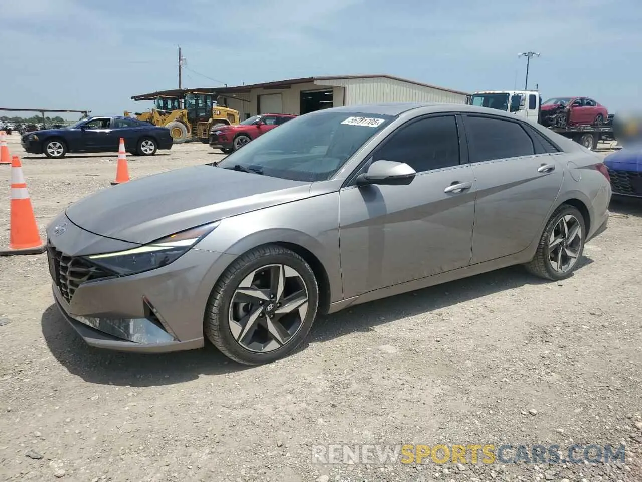 1 Photograph of a damaged car KMHLP4AG2MU125801 HYUNDAI ELANTRA 2021