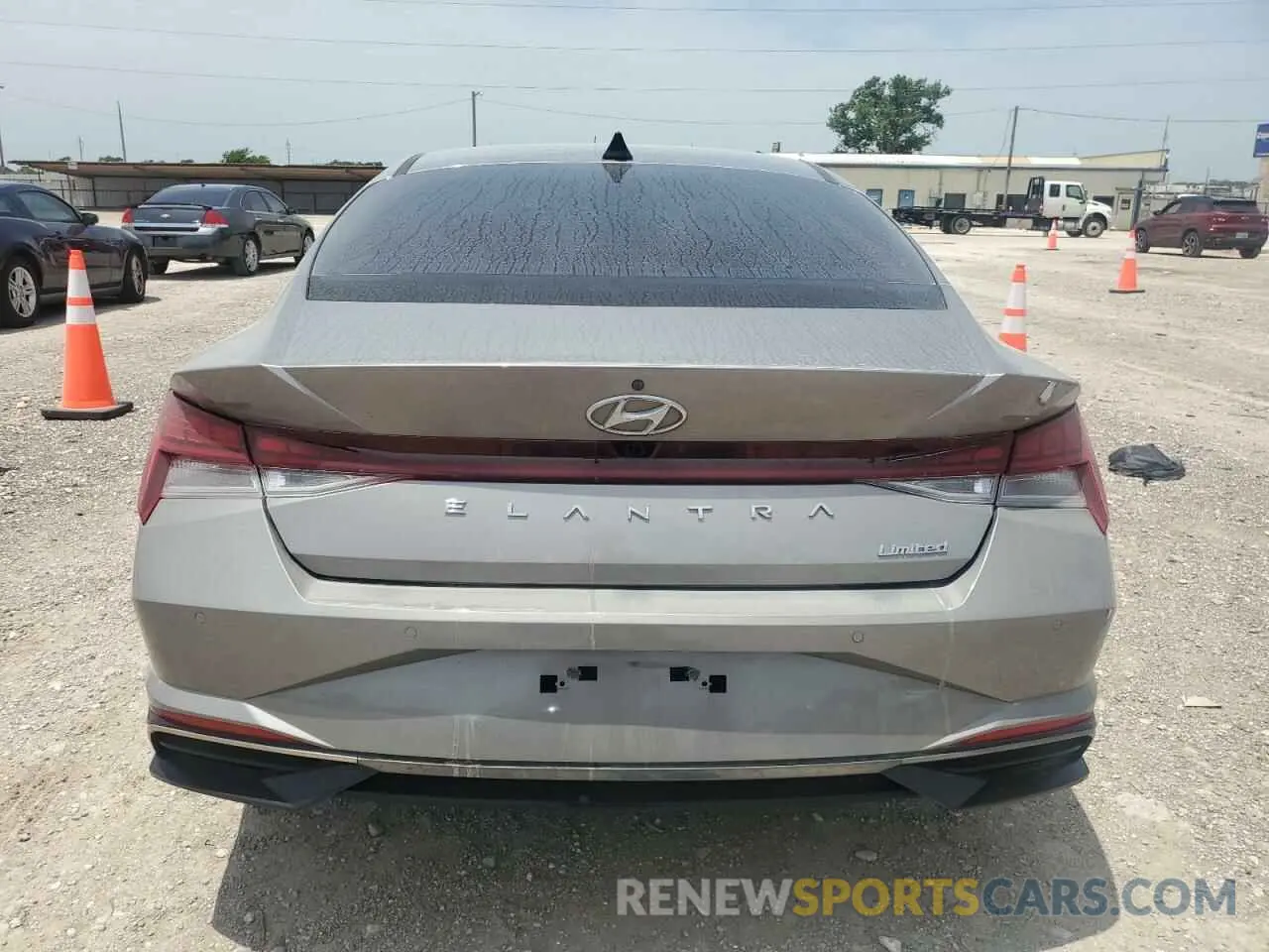 6 Photograph of a damaged car KMHLP4AG2MU125801 HYUNDAI ELANTRA 2021