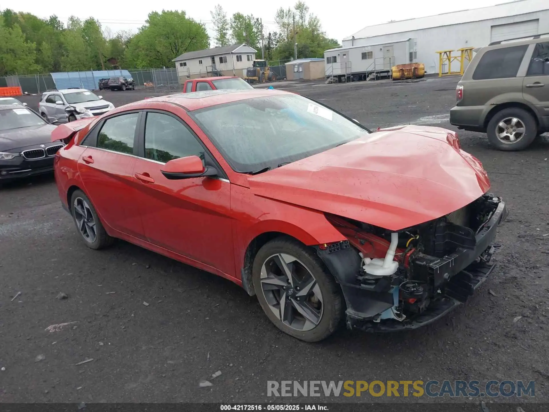 1 Фотография поврежденного автомобиля KMHLP4AG2MU131274 HYUNDAI ELANTRA 2021