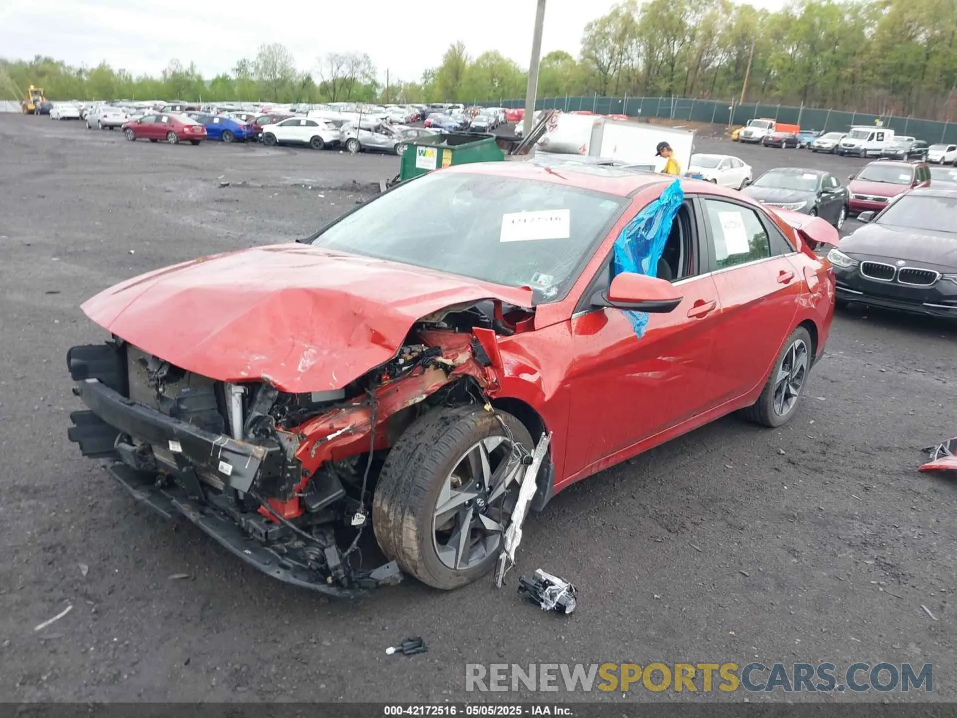 2 Фотография поврежденного автомобиля KMHLP4AG2MU131274 HYUNDAI ELANTRA 2021