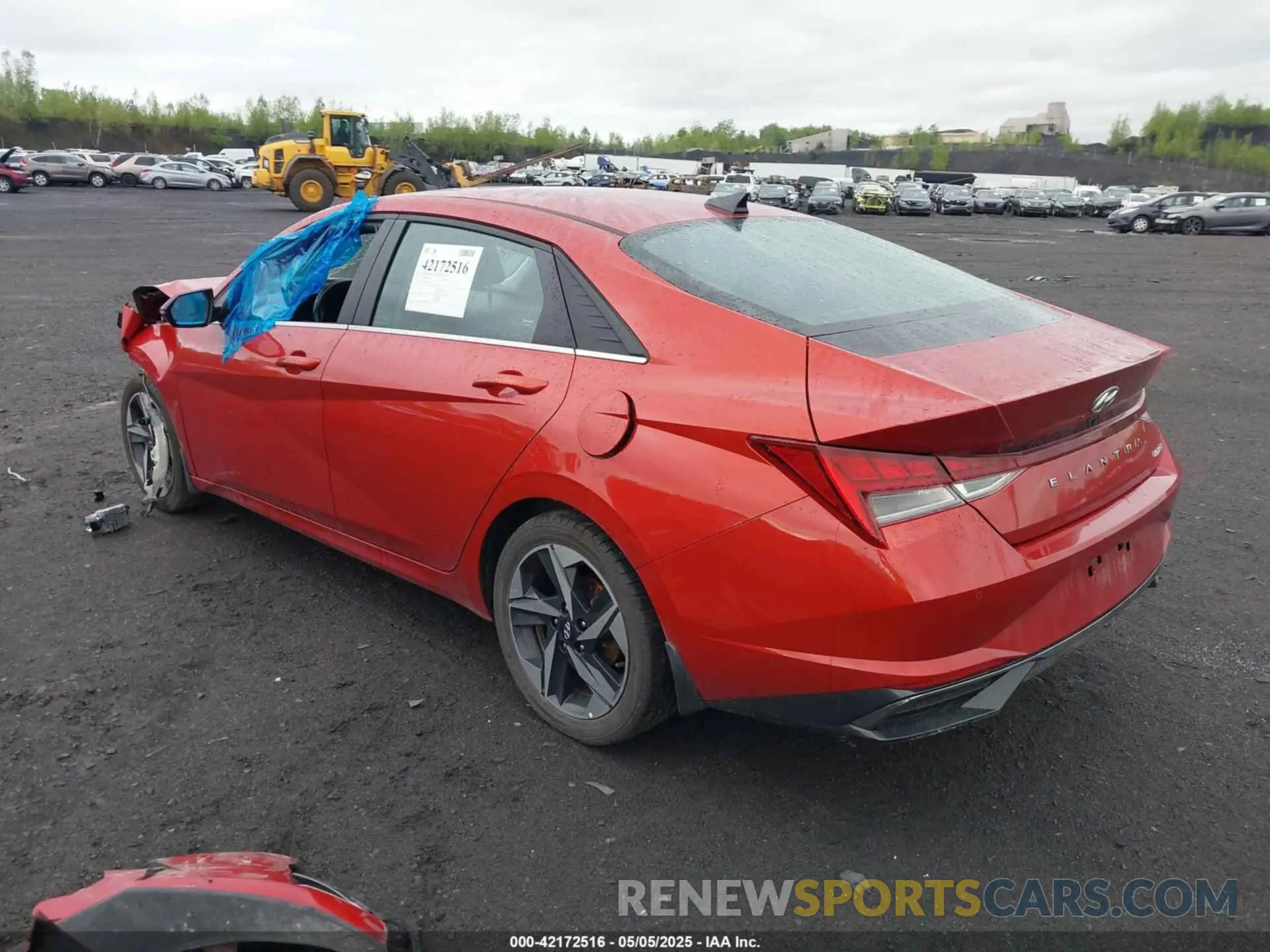 3 Фотография поврежденного автомобиля KMHLP4AG2MU131274 HYUNDAI ELANTRA 2021