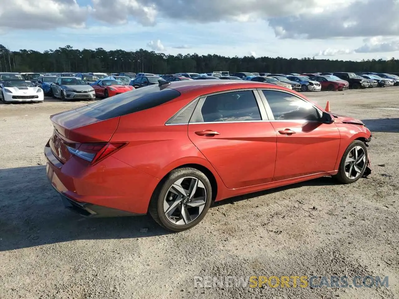 3 Photograph of a damaged car KMHLP4AG2MU150603 HYUNDAI ELANTRA 2021