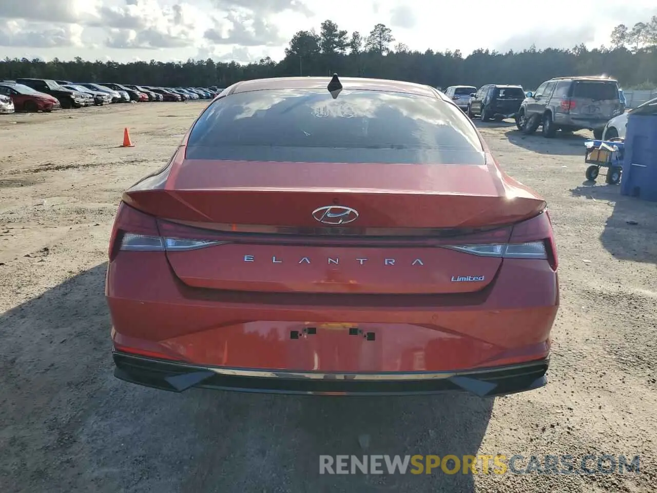 6 Photograph of a damaged car KMHLP4AG2MU150603 HYUNDAI ELANTRA 2021