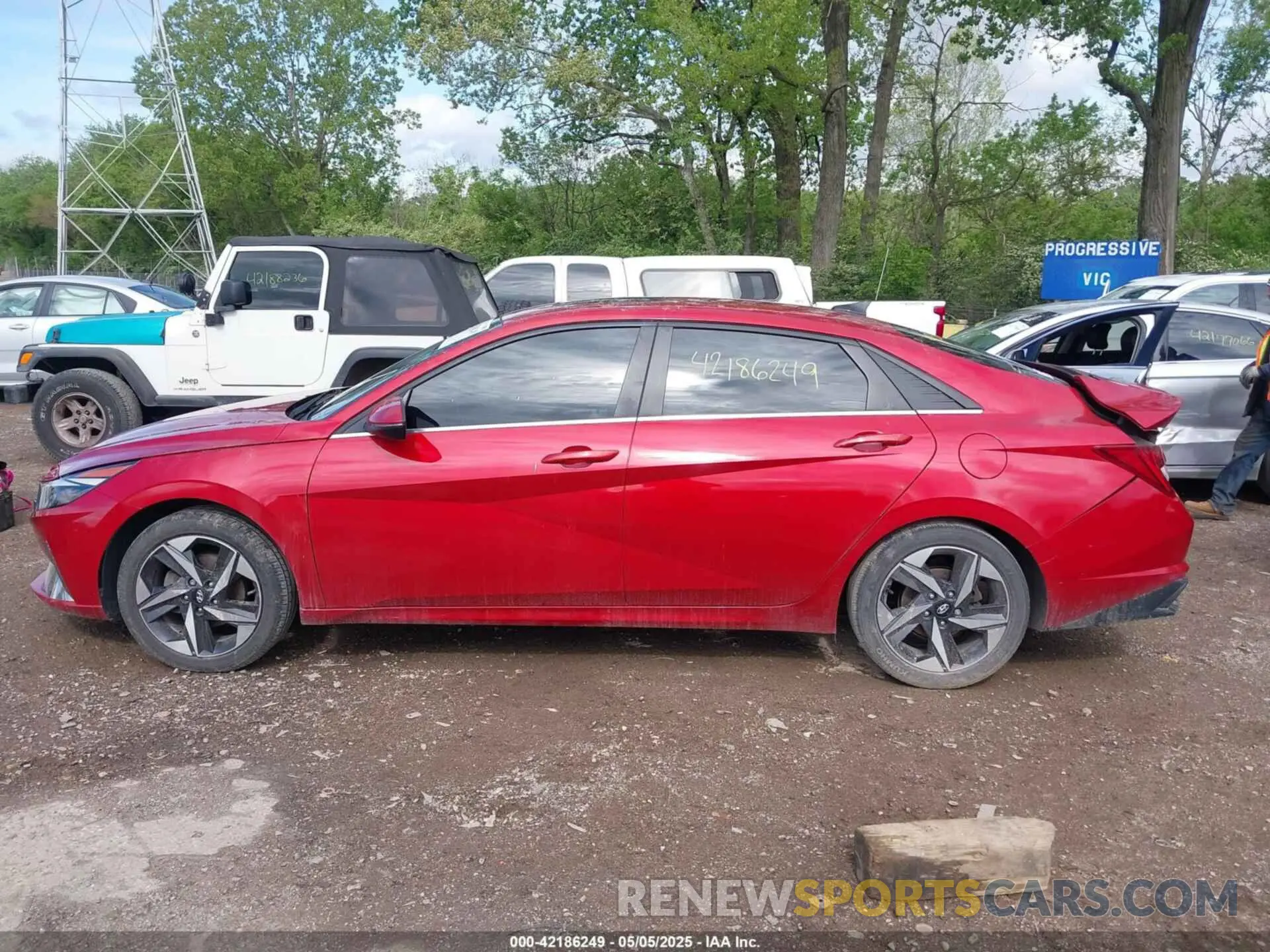 15 Фотография поврежденного автомобиля KMHLP4AG7MU125079 HYUNDAI ELANTRA 2021
