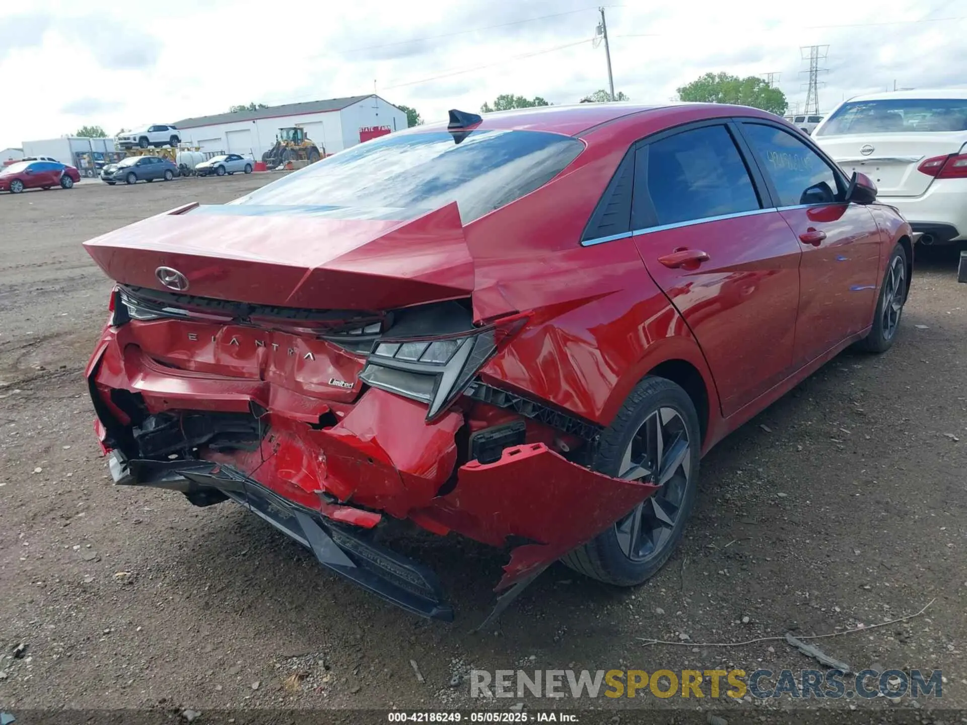 6 Фотография поврежденного автомобиля KMHLP4AG7MU125079 HYUNDAI ELANTRA 2021
