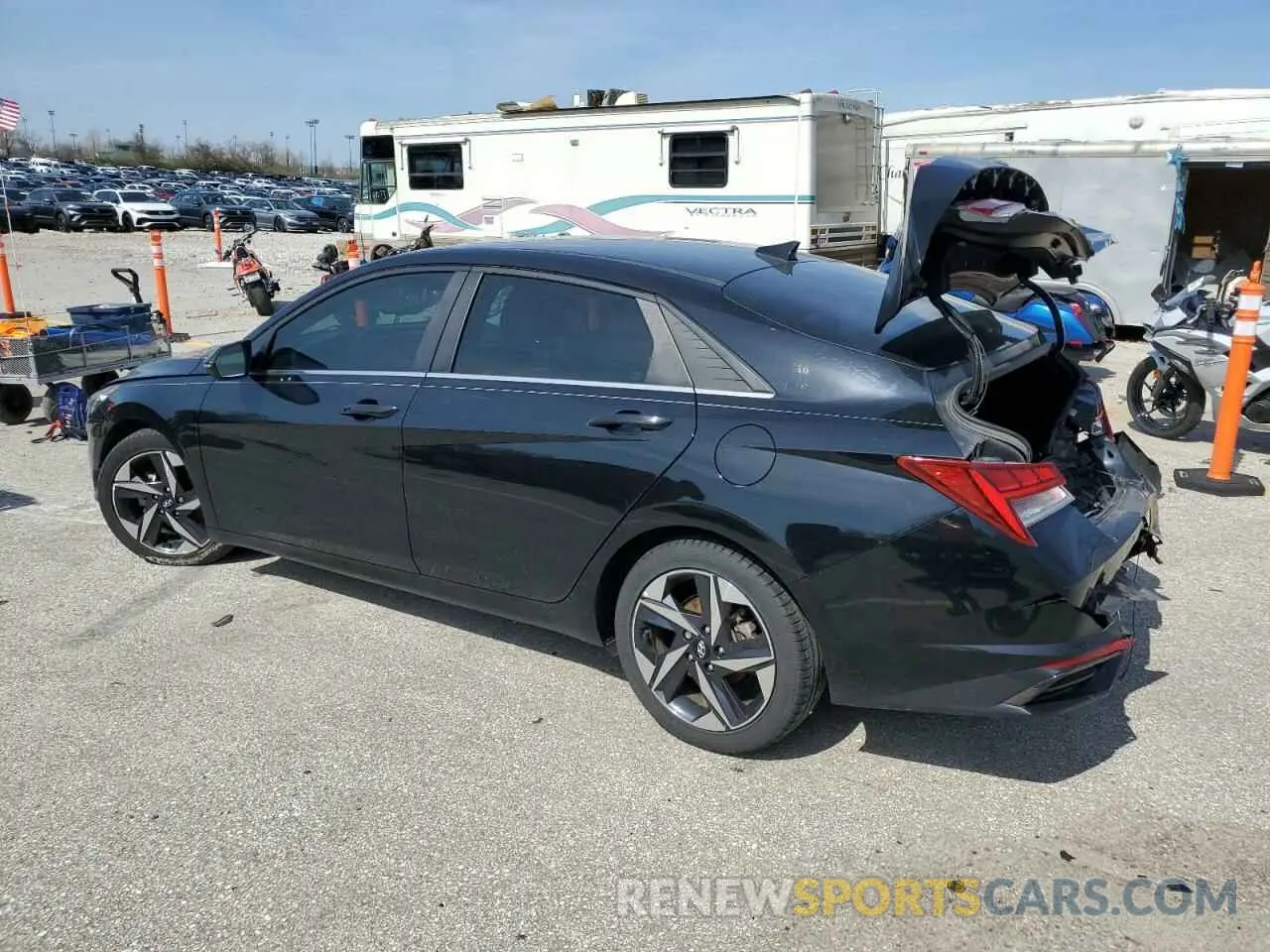 2 Photograph of a damaged car KMHLP4AG7MU132839 HYUNDAI ELANTRA 2021