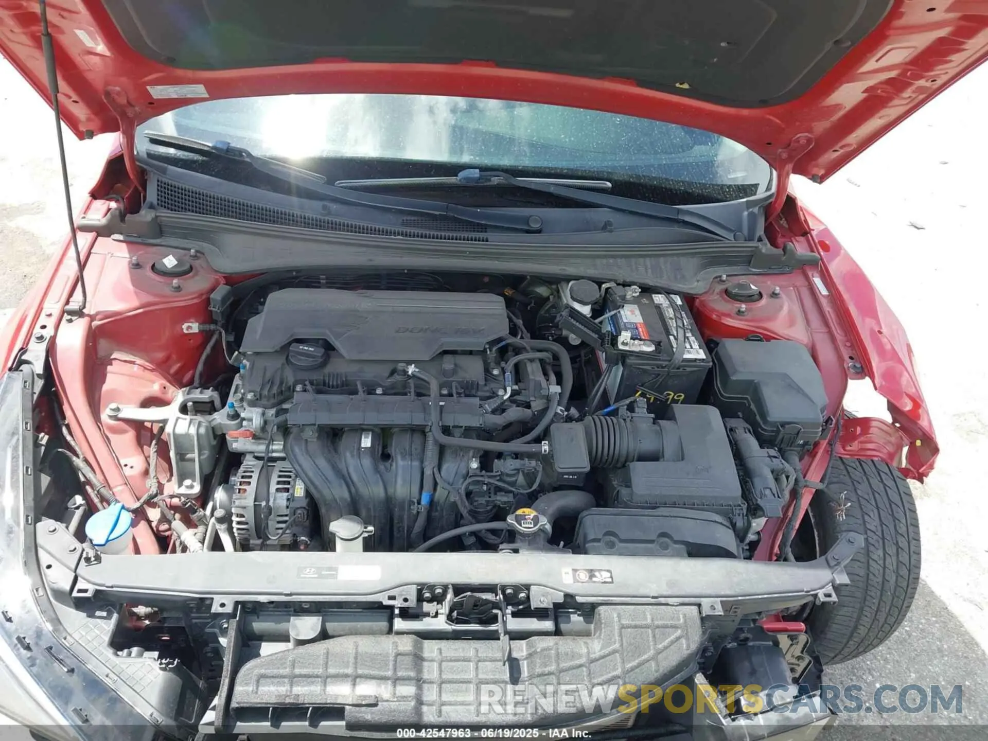 10 Фотография поврежденного автомобиля KMHLP4AG7MU138480 HYUNDAI ELANTRA 2021