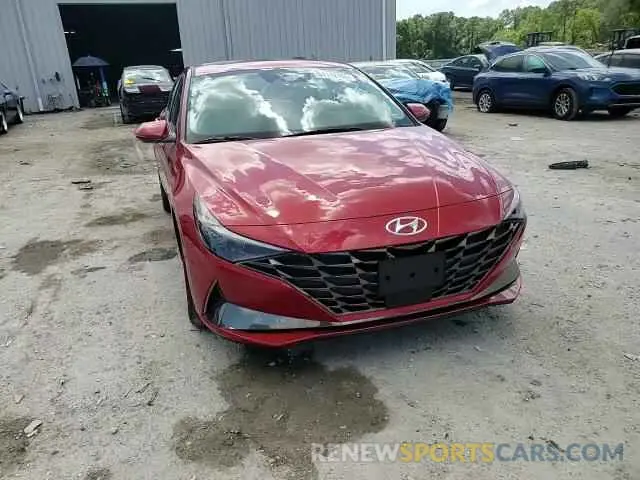 13 Photograph of a damaged car KMHLP4AG7MU157126 HYUNDAI ELANTRA 2021