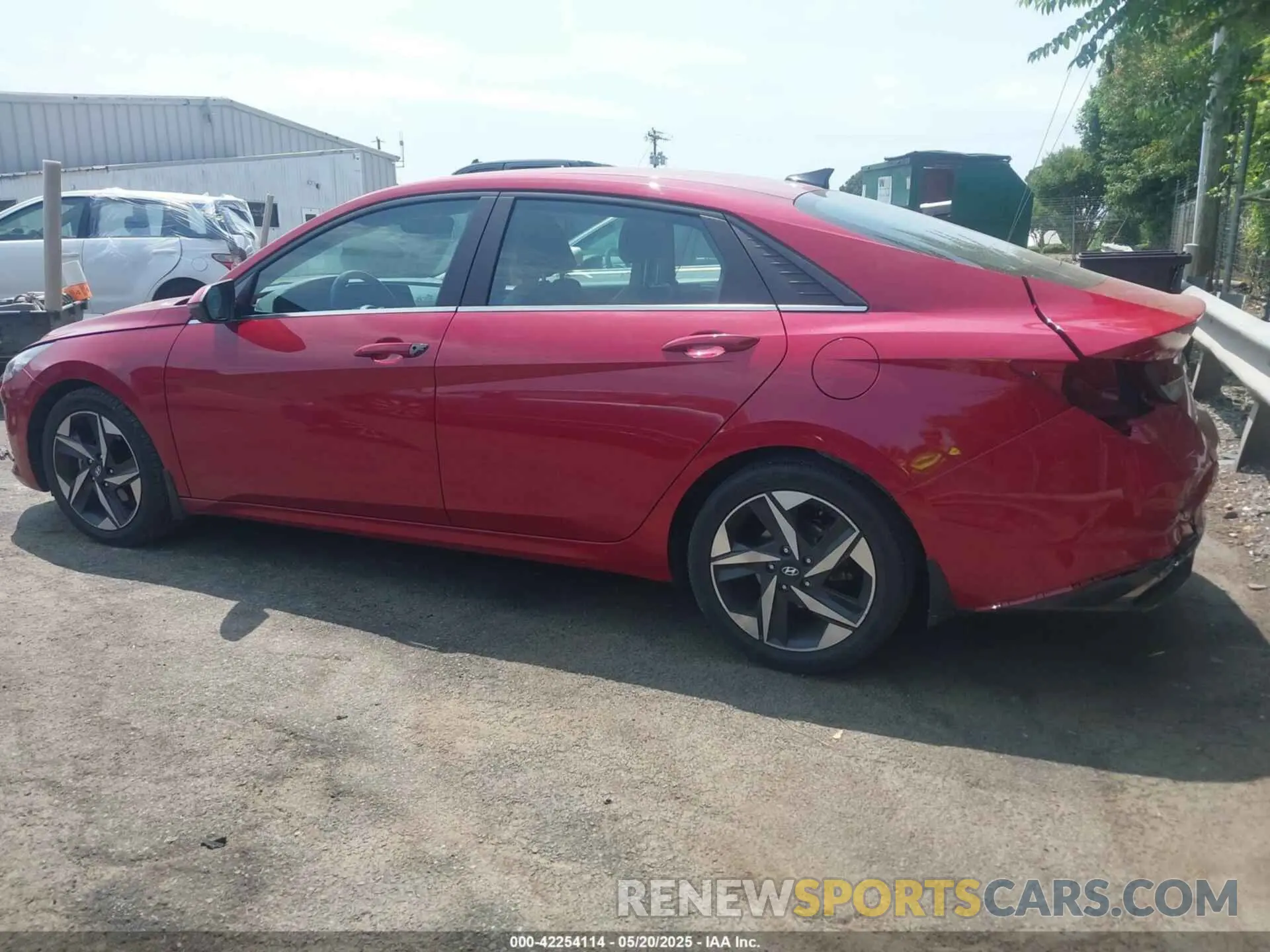 14 Photograph of a damaged car KMHLP4AG7MU157692 HYUNDAI ELANTRA 2021