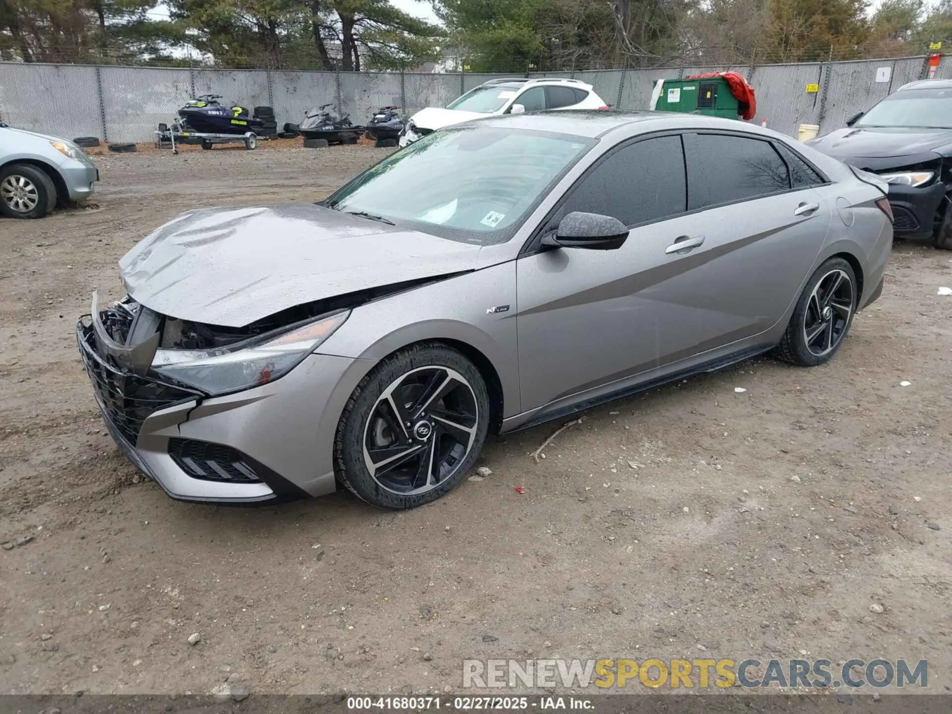 2 Фотография поврежденного автомобиля KMHLR4AF0MU104043 HYUNDAI ELANTRA 2021