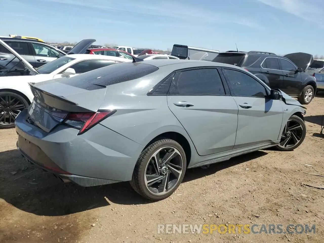 3 Photograph of a damaged car KMHLR4AF5MU146918 HYUNDAI ELANTRA 2021