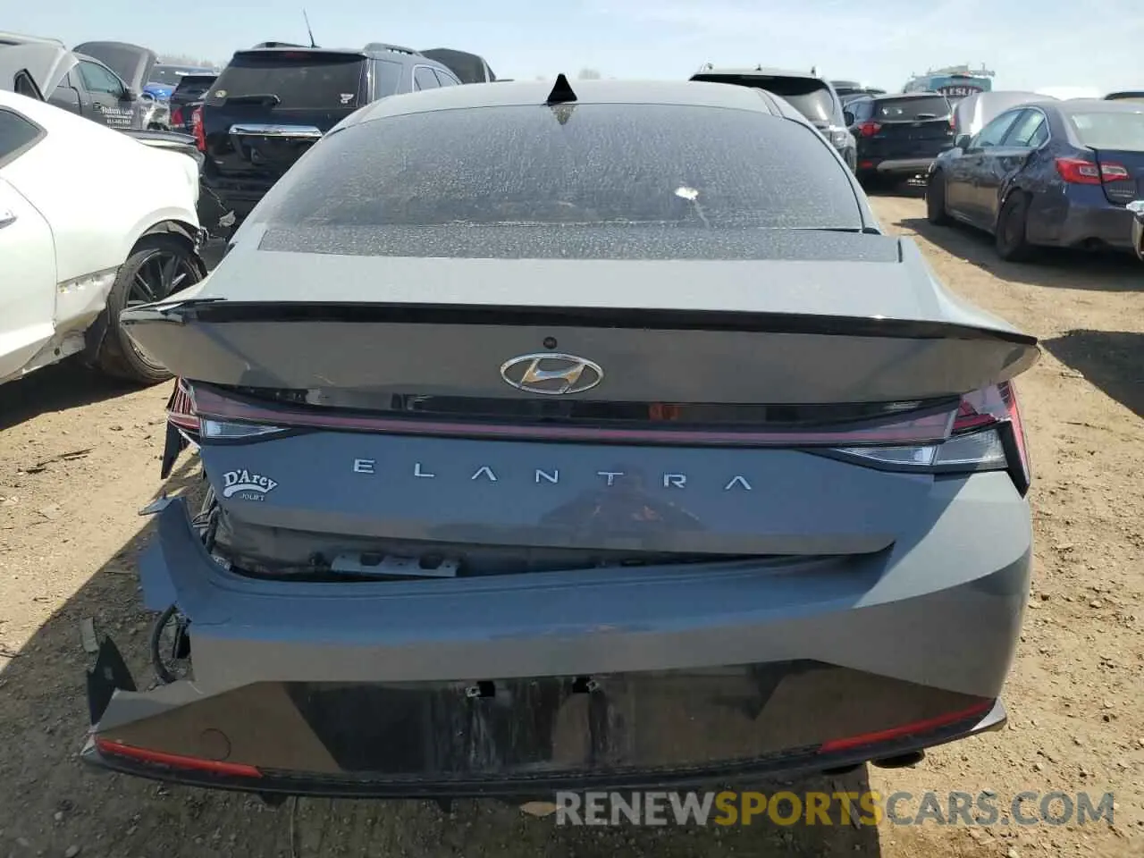 6 Photograph of a damaged car KMHLR4AF5MU146918 HYUNDAI ELANTRA 2021