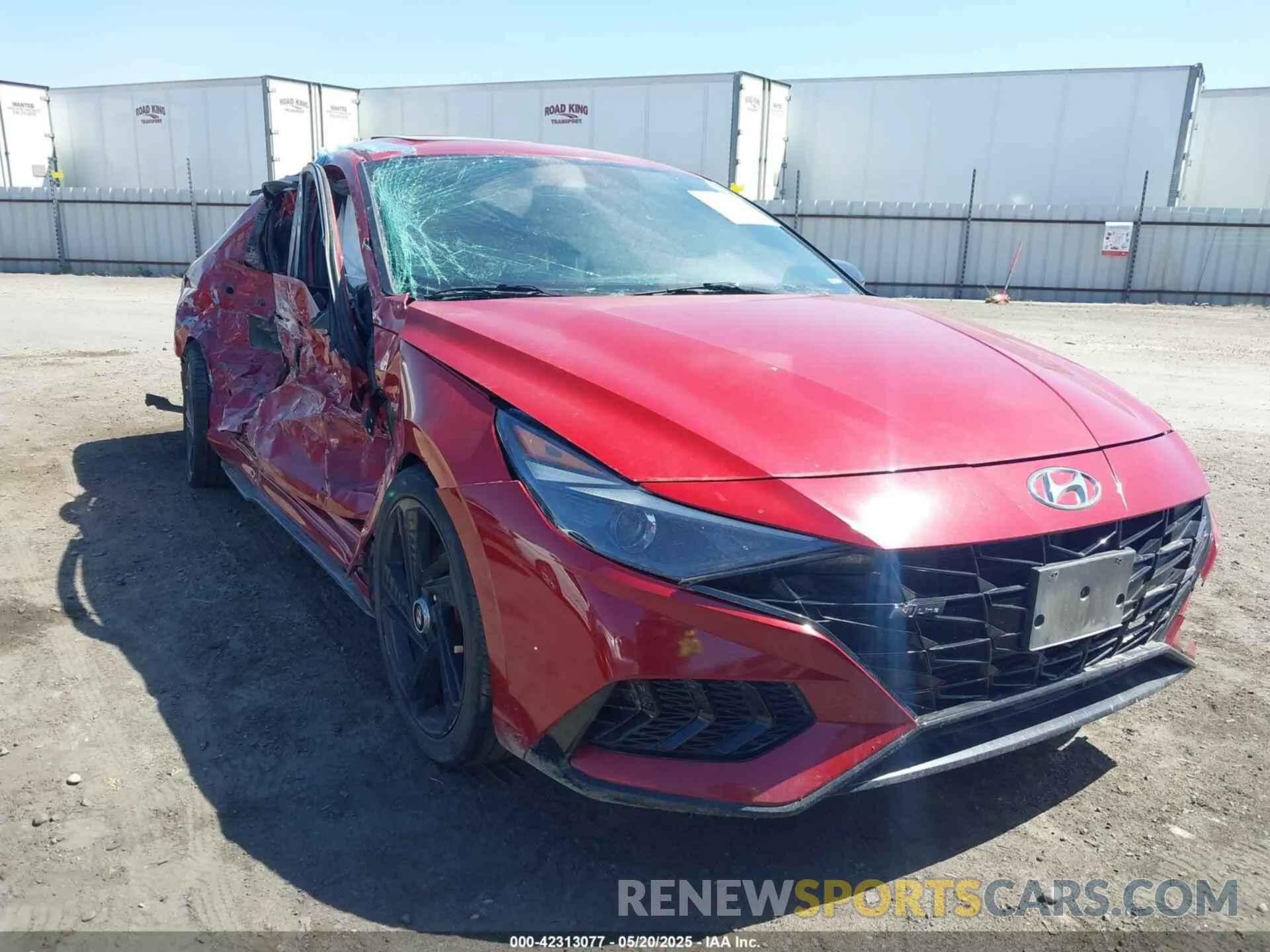 1 Фотография поврежденного автомобиля KMHLR4AF7MU147407 HYUNDAI ELANTRA 2021