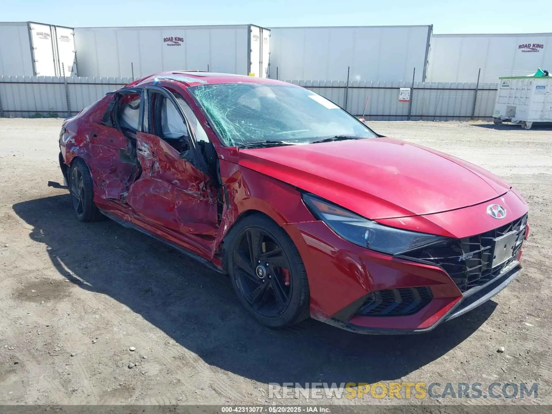 13 Фотография поврежденного автомобиля KMHLR4AF7MU147407 HYUNDAI ELANTRA 2021