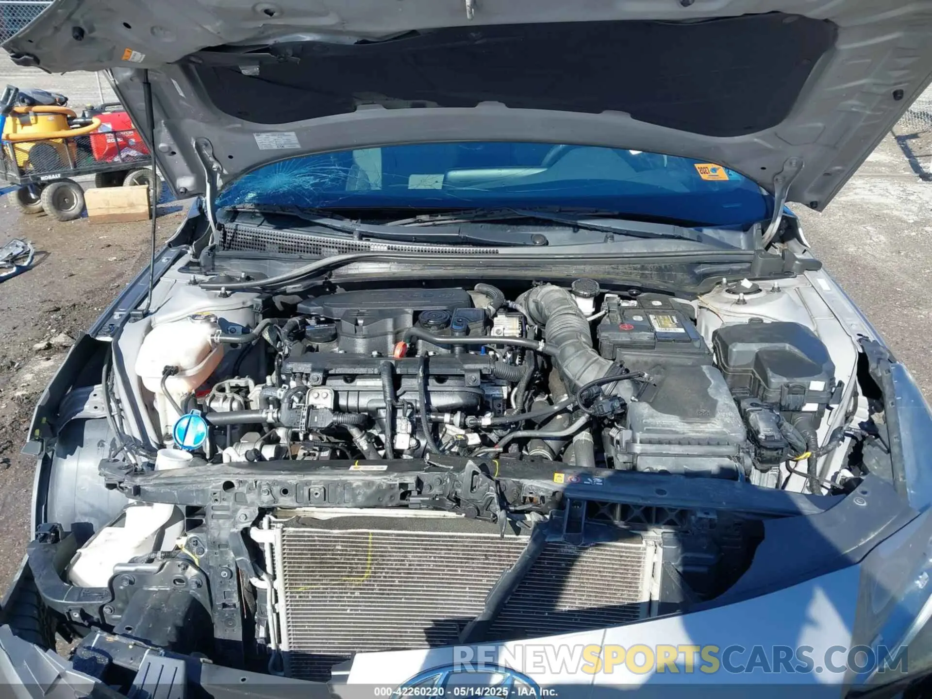 10 Photograph of a damaged car KMHLR4AF8MU156102 HYUNDAI ELANTRA 2021
