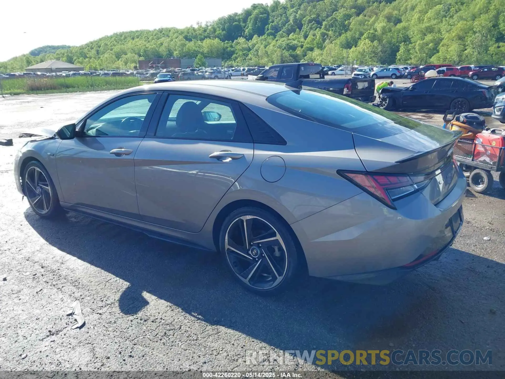 3 Photograph of a damaged car KMHLR4AF8MU156102 HYUNDAI ELANTRA 2021