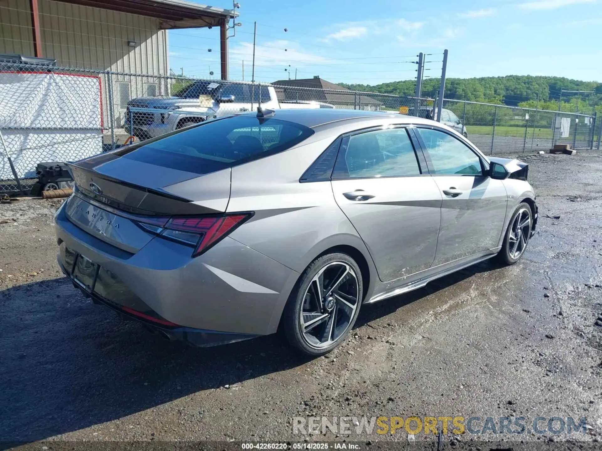 4 Photograph of a damaged car KMHLR4AF8MU156102 HYUNDAI ELANTRA 2021