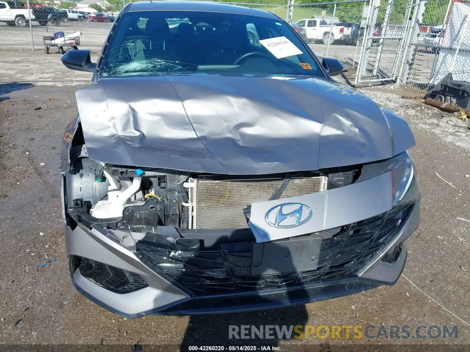 6 Photograph of a damaged car KMHLR4AF8MU156102 HYUNDAI ELANTRA 2021