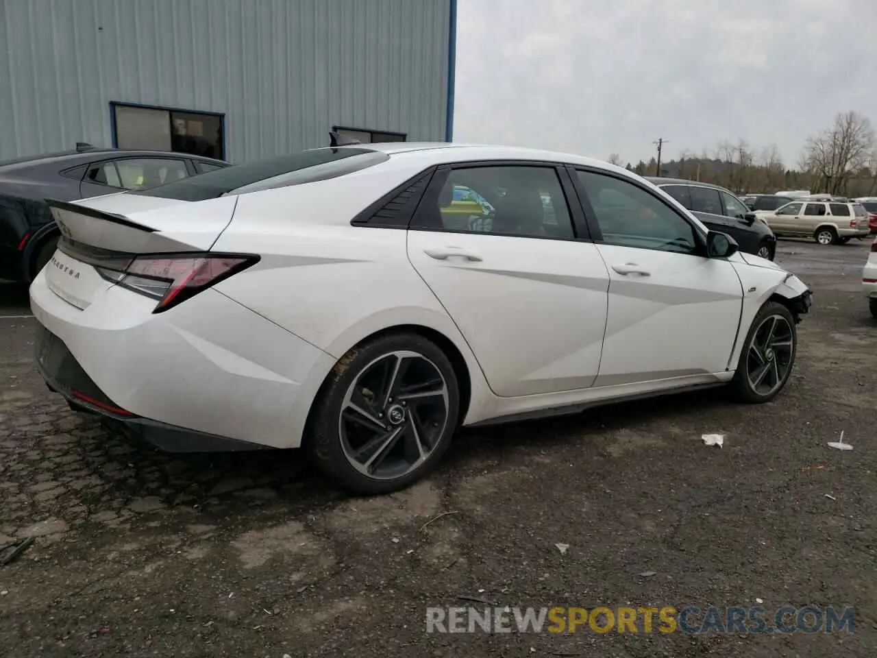 3 Photograph of a damaged car KMHLR4AF8MU188564 HYUNDAI ELANTRA 2021