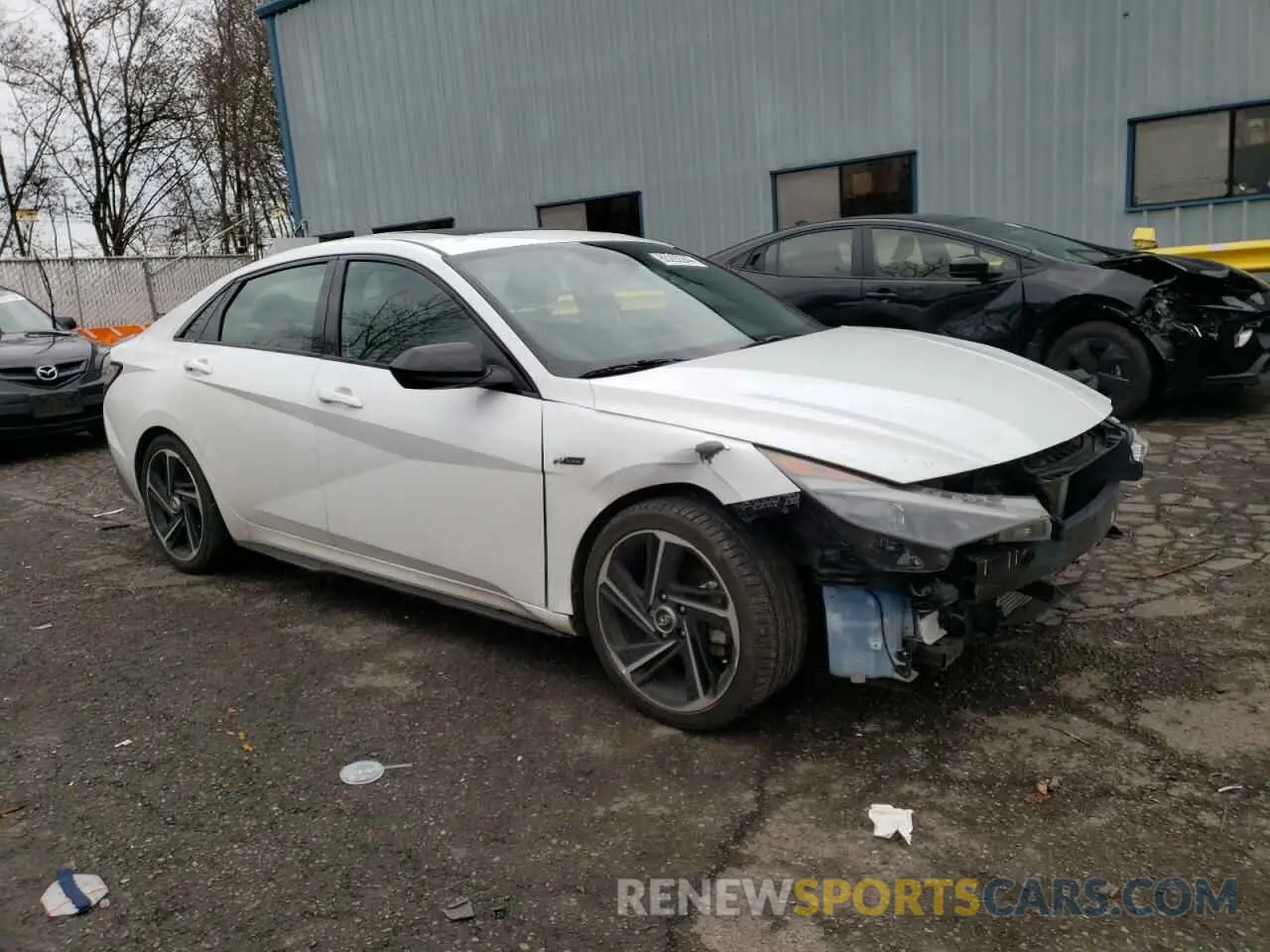 4 Photograph of a damaged car KMHLR4AF8MU188564 HYUNDAI ELANTRA 2021
