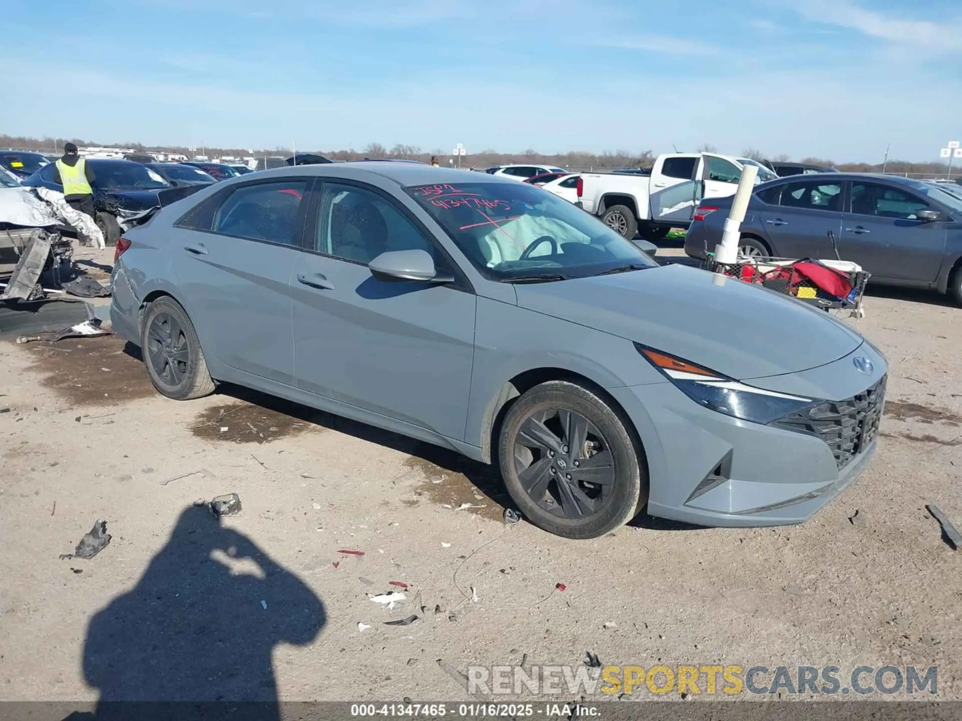 1 Фотография поврежденного автомобиля KMHLS4AG0MU064981 HYUNDAI ELANTRA 2021