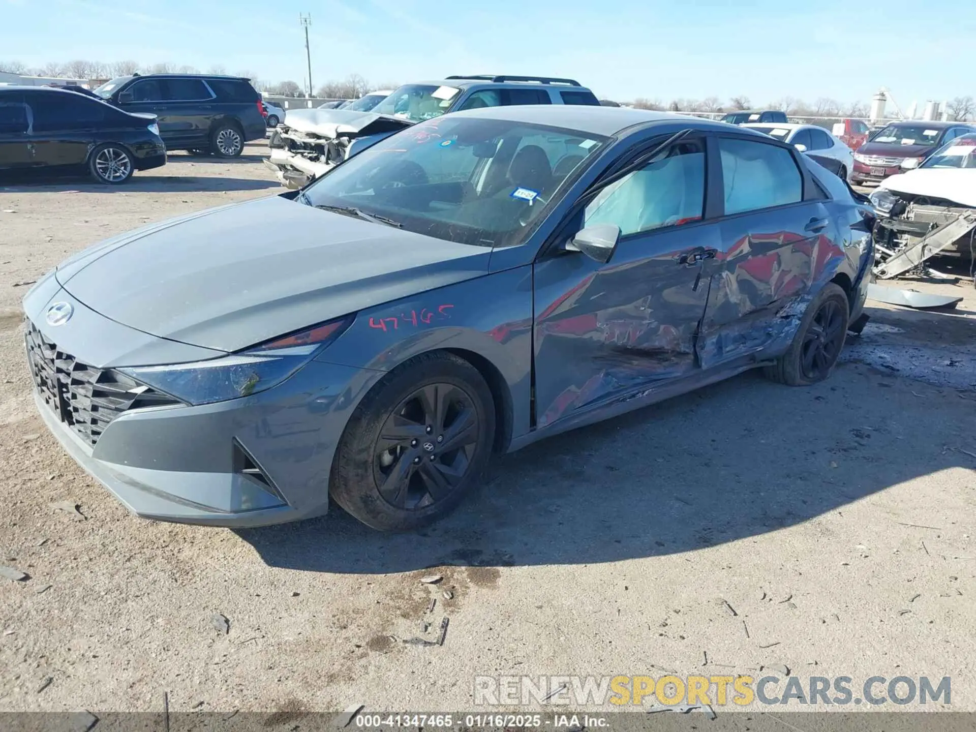 2 Фотография поврежденного автомобиля KMHLS4AG0MU064981 HYUNDAI ELANTRA 2021