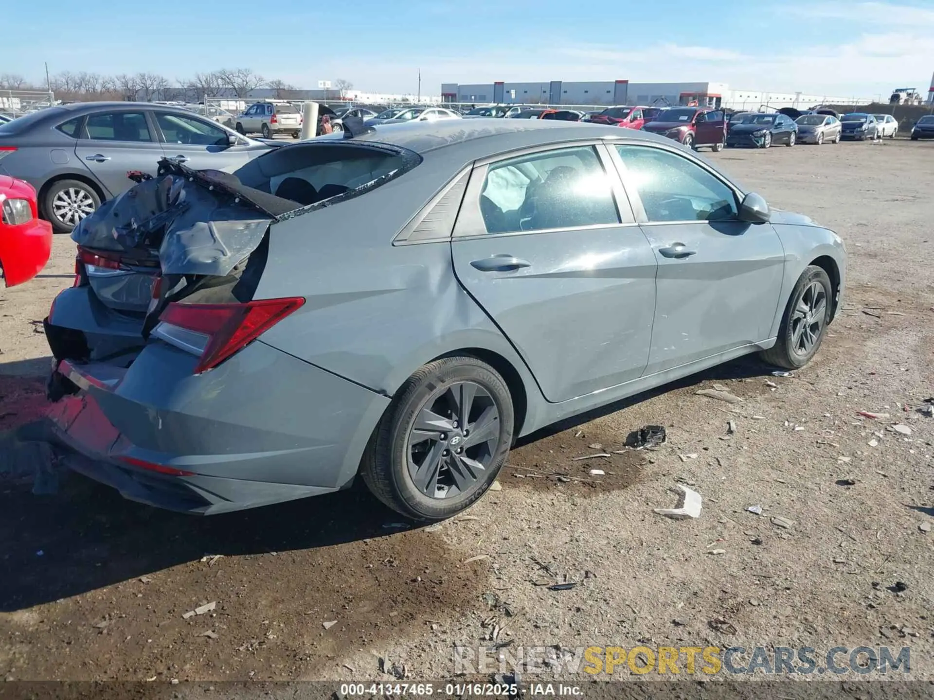 4 Фотография поврежденного автомобиля KMHLS4AG0MU064981 HYUNDAI ELANTRA 2021