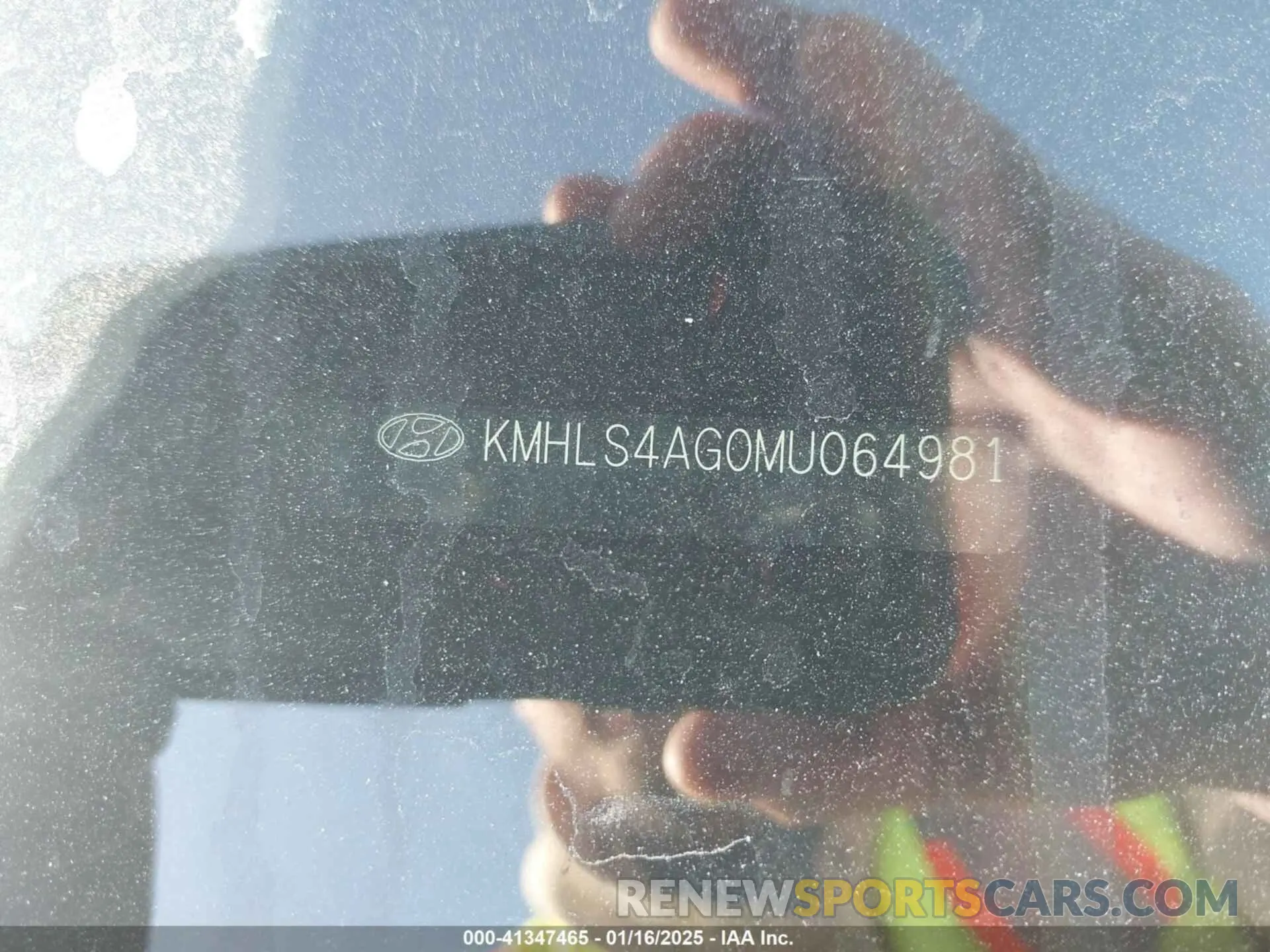 9 Фотография поврежденного автомобиля KMHLS4AG0MU064981 HYUNDAI ELANTRA 2021