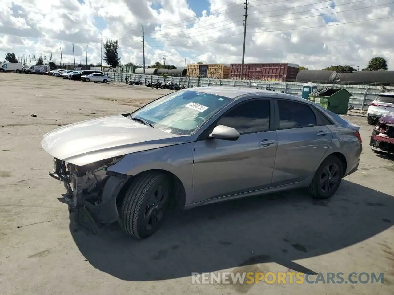 1 Фотография поврежденного автомобиля KMHLS4AG0MU126945 HYUNDAI ELANTRA 2021