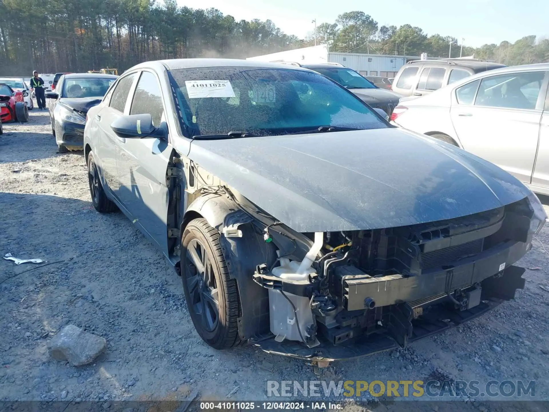 1 Photograph of a damaged car KMHLS4AG0MU132535 HYUNDAI ELANTRA 2021