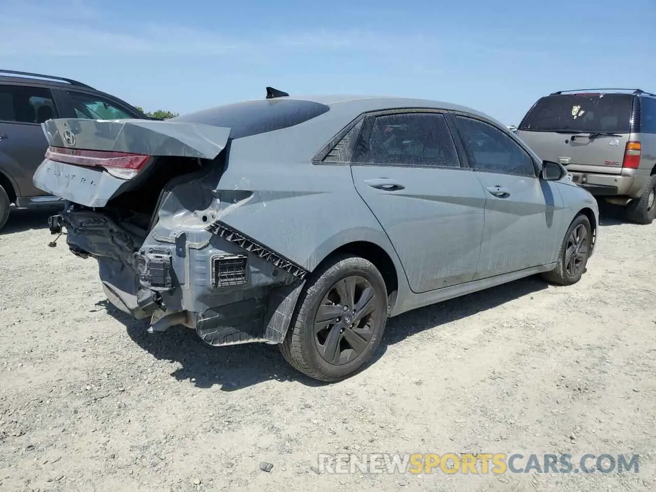 3 Photograph of a damaged car KMHLS4AG1MU193697 HYUNDAI ELANTRA 2021