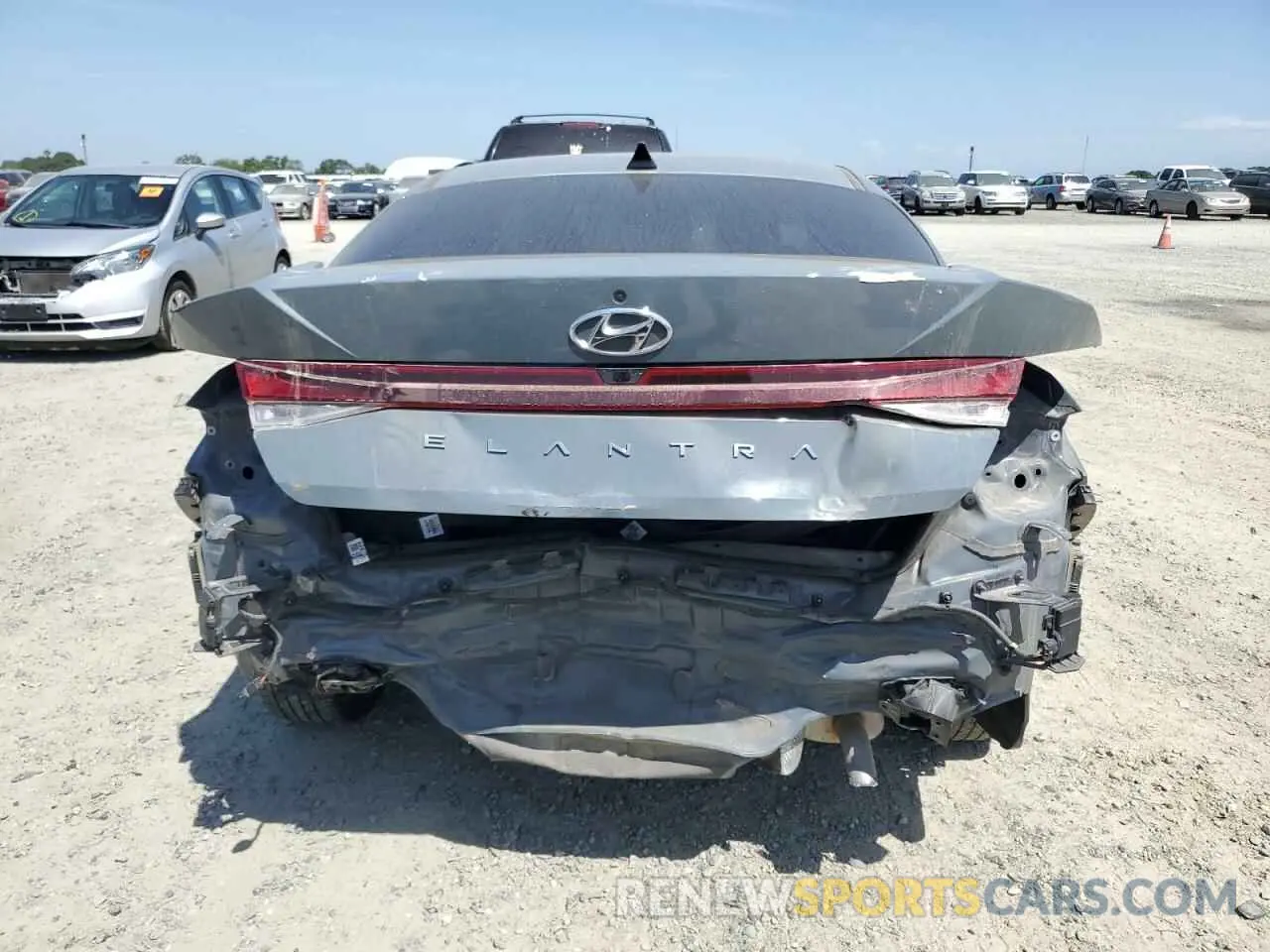 6 Photograph of a damaged car KMHLS4AG1MU193697 HYUNDAI ELANTRA 2021