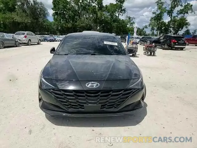 11 Фотография поврежденного автомобиля KMHLS4AG3MU065753 HYUNDAI ELANTRA 2021